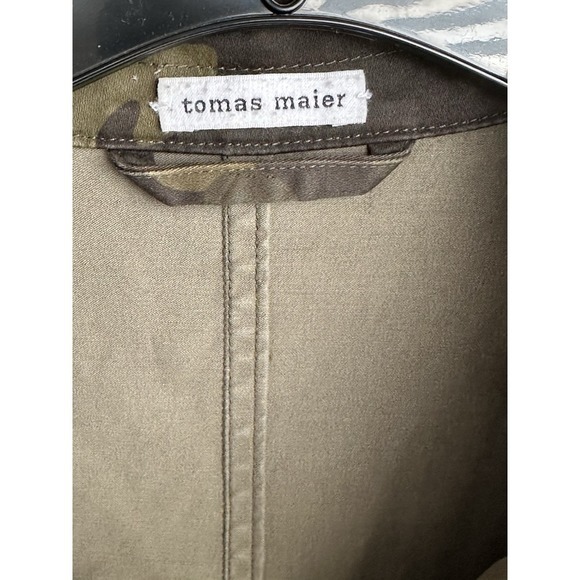 Tomas Maier Italy Camo‎ Jacket Shacket Button Down Mens XL - Picture 5 of 13